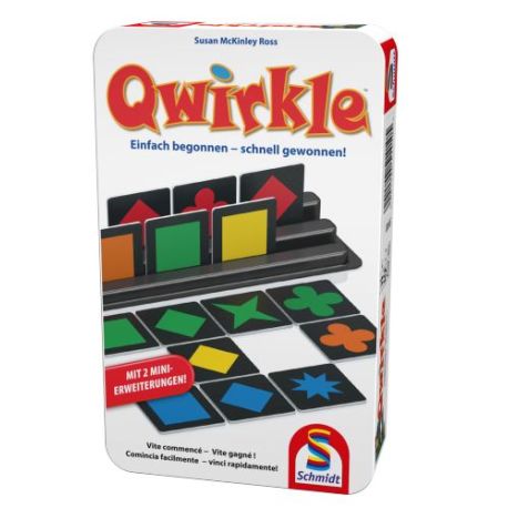 Schmidt Spiele Qwirkle Bring-mich-Mit-Spiel in der Metalldose