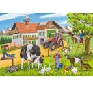 Schmidt Spiele Kinderpuzzle Auf dem Bauernhof, 3x24 Teile