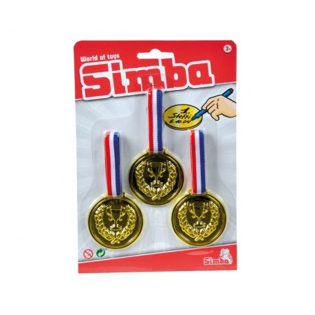 3 Medaillen zum Umhängen