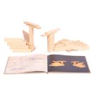 KAPLA® Bücher - Buch 4 Einfache und lustige Tiere Beige - LIVR4