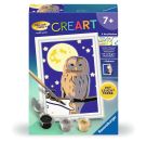 Ravensburger CreArt 28772 - Nachteule - Malen nach Zahlen für Kinder ab 7 Jahre