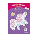 Glitzer-Sticker-Malbuch Einhörner