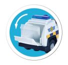 Sam Polizei 4x4 mit Rose Figur