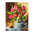 Malen nach Zahlen - Tulpenstrauß