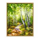 Malen nach Zahlen - Birkenwäldchen