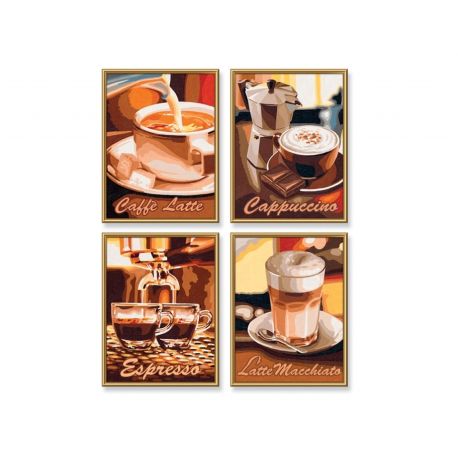 Malen nach Zahlen - Kaffeepause (Quattro)