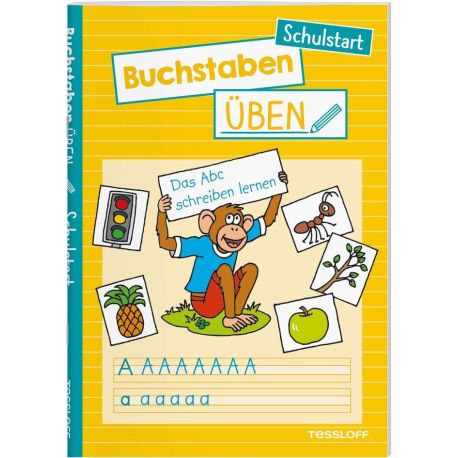 Buchstaben üben. Schulstart