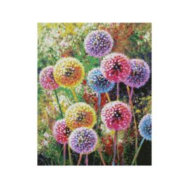 Malen nach Zahlen - Blütenfeuerwerk