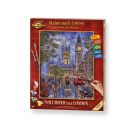 Malen nach Zahlen - Vollmond über London