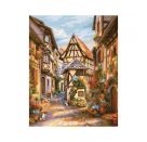 Malen nach Zahlen - Dorfgässchen