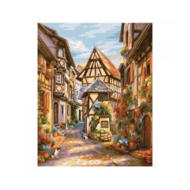 Malen nach Zahlen - Dorfgässchen