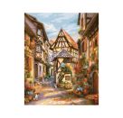 Malen nach Zahlen - Dorfgässchen