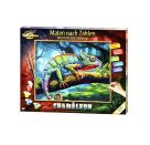 Malen nach Zahlen - Chamäleon