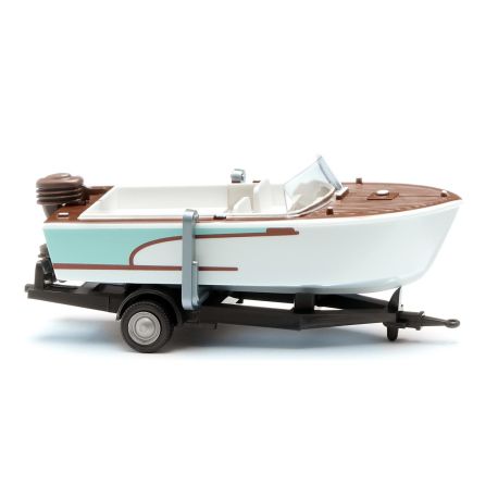 WIKING Motorboot auf Anhänger