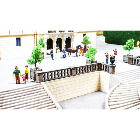 NOCH H0 Balustrade, 22,5 cm lang, 1,4 cm hoch