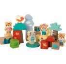Holzbausteine Jungle Friends