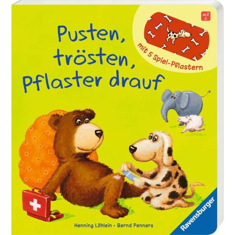 Pusten trösten Pflaster drauf