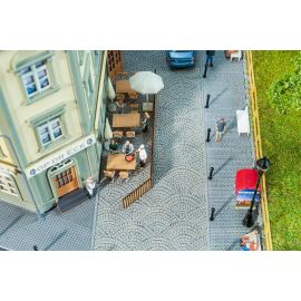 H0 PREMIUM Straßenfolie Römisches Kopfsteinpflaster H0 PREMIUM Straßenfolie Römisches Kopfsteinpflaster