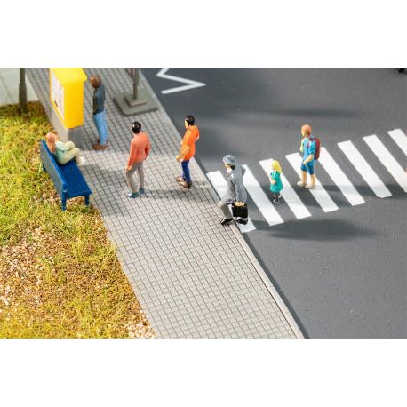 H0 PREMIUM Straßenfolie Bürgersteig