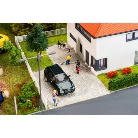 H0 PREMIUM Straßenfolie Kopfsteinpflaster, grau meliert H0 PREMIUM Straßenfolie Kopfsteinpflaster, grau meliert