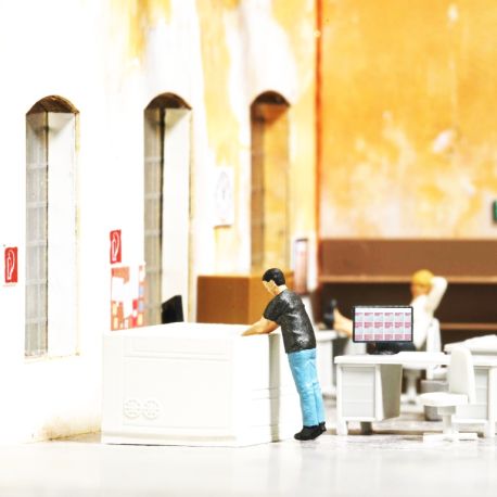 BUSCH H0 A-Set: Lasermaschine