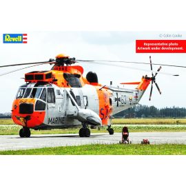 Model Set Westland Sea King Mk.41/HU.5, Revell Modellbausatz mit Basiszubehör