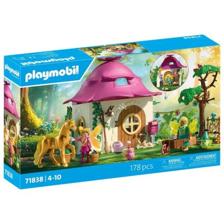 PLAYMOBIL 71838 Gemütliches Feenzuhause mit Goldeinhorn und Stall