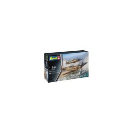 Starter Kit Spitfire Mk.Ia   Hurricane Mk.I, Revell Modellbausatz mit Basiszubehör