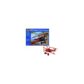 Starter Kit Fokker DR.1 Triplane, Revell Modellbausatz mit Basiszubehör