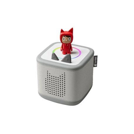 Toniebox 2 Mondgrau Starter Set Kreativ-Tonie Rot [DACH]