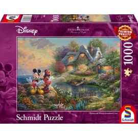 Schmidt Spiele Puzzle: Disney, Sweethearts Mickey & Minnie 1000 Teile