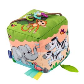 Ravensburger 4859 Play+ Motorik-Musik-Spiel-Würfel: Wilde Tiere, elektronisches Spielzeug, 3 Spielmodi mit über 25 Sou