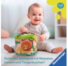 Ravensburger 4859 Play+ Motorik-Musik-Spiel-Würfel: Wilde Tiere, elektronisches Spielzeug, 3 Spielmodi mit über 25 Sou