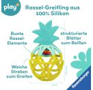 Ravensburger 4869 Play+ Rassel-Greifling: Ananas, Zahnungshilfe, Silikon Baby-Spielzeug ab 0 Monate
