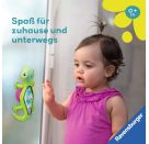 Ravensburger 4870 Play+ Regenmacher: Gecko, Musikinstrument, Mini-Rassel, Saugnapf-Spielzeug, Badespielzeug, Baby-Spie