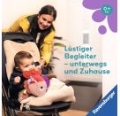 Ravensburger 4871 Play+ Pop-it Piranha (rot), Kuscheltier mit vielen Spieleffekten, Baby-Spielzeug ab 0 Monaten