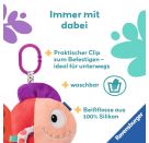 Ravensburger 4871 Play+ Pop-it Piranha (rot), Kuscheltier mit vielen Spieleffekten, Baby-Spielzeug ab 0 Monaten