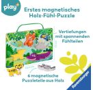 Ravensburger 4872 play+ Magnetisches Holz-Fühl-Puzzle: Dschungel