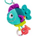 Ravensburger 4876 Play+ Pop-it Piranha (blau), Kuscheltier mit vielen Spieleffekten, Baby-Spielzeug ab 0 Monaten