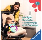 Ravensburger 4876 Play+ Pop-it Piranha (blau), Kuscheltier mit vielen Spieleffekten, Baby-Spielzeug ab 0 Monaten