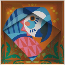 Ravensburger CreArt - Malen nach Zahlen 25864 - Do it together: Papagei - für Erwachsene und Kinder