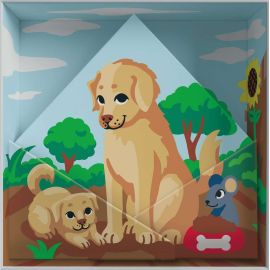 Ravensburger CreArt - Malen nach Zahlen 25866 - Do it together: Hunde - für Erwachsene und Kinder