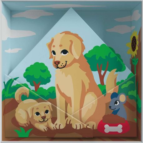 Ravensburger CreArt - Malen nach Zahlen 25866 - Do it together: Hunde - für Erwachsene und Kinder
