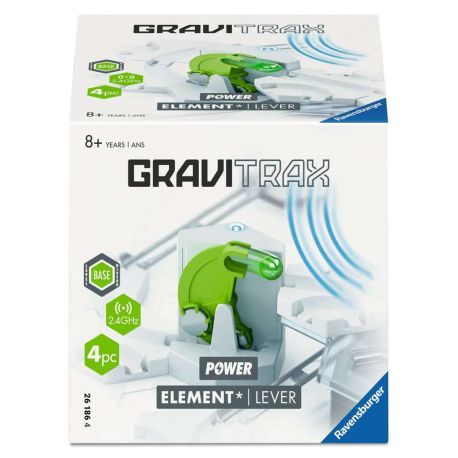 Ravensburger GraviTrax POWER Element Lever. Elektronisches Zubehör für Kugelbahnen für Kinder ab 8 Jahren. Kombinierba