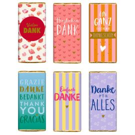 Danke-Schokolade - Viel Glück