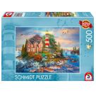 PU500T.Leuchtturm am Felsen