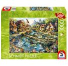 PU1000T.Dörfchen am Waldesrand