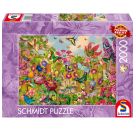 PU2000T.Wunderschöner Schmetterlingsgarten