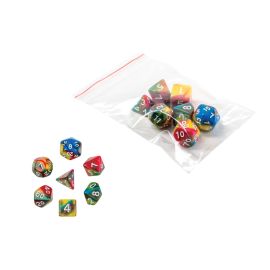 Würfel, oblivion, bunt, 7er Beutel