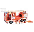 Feuerwehrauto aus Holz
